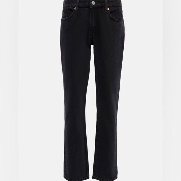 Re/Done Black Straight Leg Jeans - Picture 3 of 13
